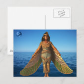 Priesterin Postkarte (Vorne/Hinten)