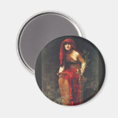 Priesterin von Delphi Magnet (Vorderseite/Rückseite)