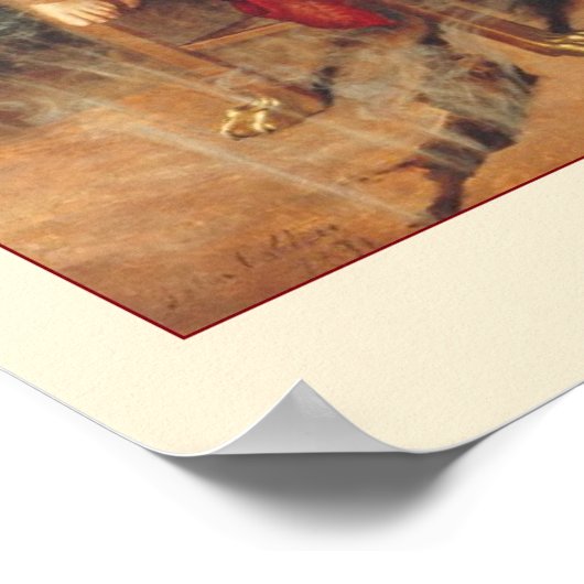 Priesterin von Delphi Poster (Ecke)