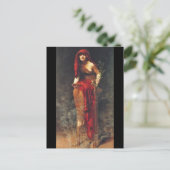 Priesterin von Delphi Postkarte (Stehend Vorderseite)