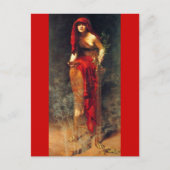 Priesterin von Delphi Postkarte (Vorderseite)