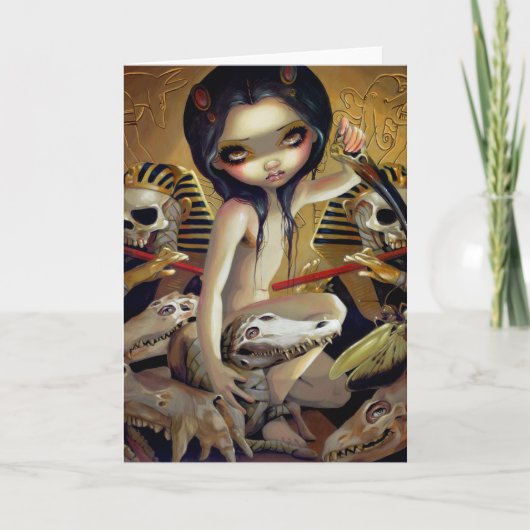 "Priesterin von Nyarlathotep" Gruß-Karte Karte (Vorderseite)