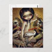 "Priesterin von Nyarlathotep" Postkarte (Vorne/Hinten)