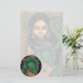 "Priesterin von Quetzalcoatl" Briefpapier (Stehend Vorderseite)