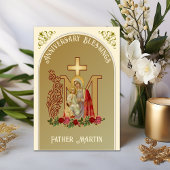 Priesterjubiläum Mary Jesus katholisch Karte