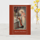 Priesterjubiläum Priesterorden Jesus Karte (Gelbe Blume)