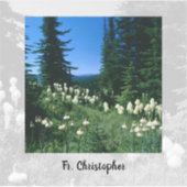 Priesterlandschaft Personalisiert Aufkleber (Vorderseite)