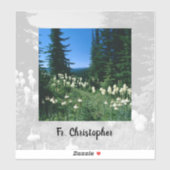 Priesterlandschaft Personalisiert Aufkleber (Blatt)