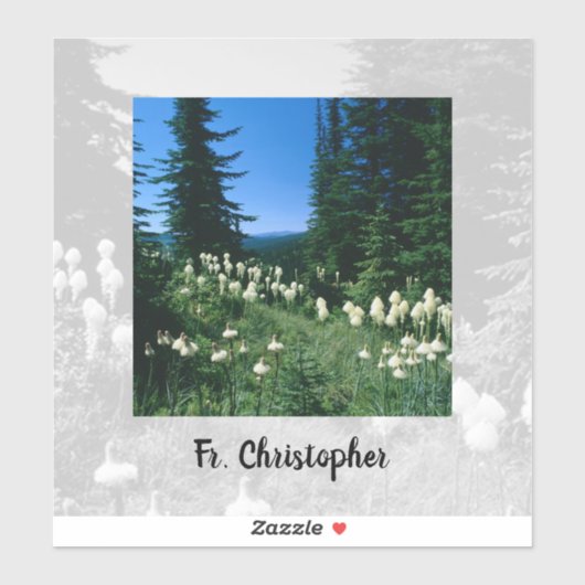 Priesterlandschaft Personalisiert Aufkleber (Blatt)