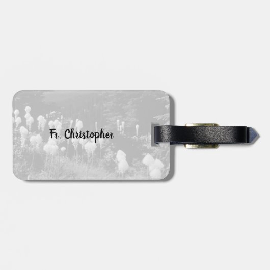 Priesterlandschaft Personalisiert Gepäckanhänger (Rückseite horizontal)