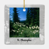 Priesterlandschaft Personalisiert Keramikornament (Rückseite)