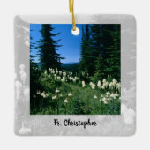 Priesterlandschaft Personalisiert Keramikornament (Vorderseite)