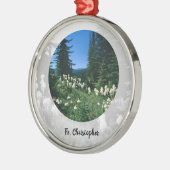 Priesterlandschaft Personalisiert Ornament Aus Metall (Links)