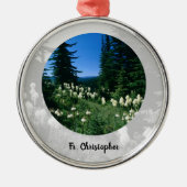 Priesterlandschaft Personalisiert Ornament Aus Metall (Vorne)