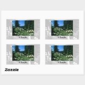 Priesterlandschaft Personalisiert Rechteckiger Aufkleber (Blatt)