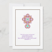 Priesterorden Jahrestagsfeierlichkeiten Einladung (Rückseite)