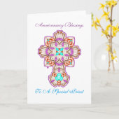 Priesterorden Jahrestagsfeierlichkeiten Karte (Gelbe Blume)