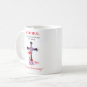 Priesterorden Schwarzes Kreuz Kaffeetasse (Vorderseite Links)