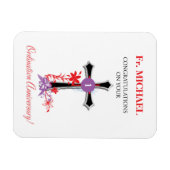 Priesterorden Schwarzes Kreuz Magnet (Horizontal)