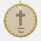 Priesterordination 30 Jahre Gedenken Keramik Ornament (Hinten)