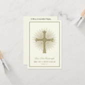 Priesterordinierung Jubiläumsgebet Karte (Vorderseite/Rückseite Beispiel)