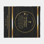 Priesterordinierung Neuer Priester neu Ordiniert Fleecedecke (Vorderseite (Horizontal))