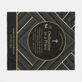 Priesterordinierung Neuer Priester neu Ordiniert Fleecedecke (Vorderseite (Horizontal))