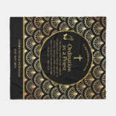 Priesterordinierung Neuer Priester neu Ordiniert Fleecedecke (Vorderseite (Horizontal))