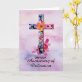 Priesterordnung Jubiläum Cross Blume Karte (Gelbe Blume)