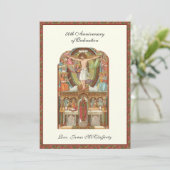 Priesterordnung Jubiläumsgrösse Einladung (Stehend Vorderseite)