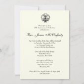 Priesterortung Jubiläum Einladung (Rückseite)