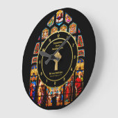 Priesterweihe Ordination Gegner festgehaltenes Gla Große Wanduhr (Winkel)