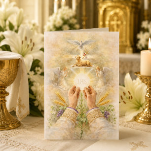 Priesterweihejubiläum Eucharistiefeier Karte