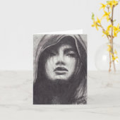 Priestess - Notecard Karte (Gelbe Blume)