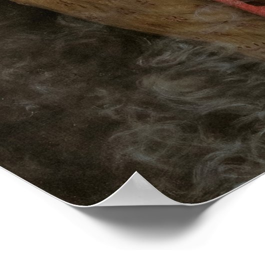 Priestess of Delphi, 1891 Poster (Ecke)