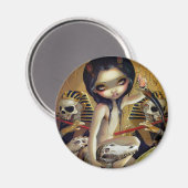 "Priestess of Nyarlathotep" Magnet (Vorderseite/Rückseite)