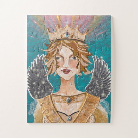 Priestess Paloma Blonde Angel Princess Puzzle (Vertikal)