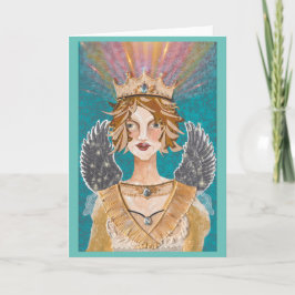 Priestess Paloma Guardian Angel Blank Card Karte