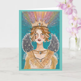 Priestess Paloma Guardian Angel Blank Card Karte
