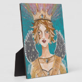 Priestess Paloma Guardian Angel Princess Plaque Fotoplatte (Seite)