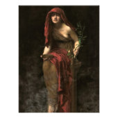 Priestess von Delphi von John Collier Fotodruck (Vorne)
