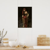 Priestess von Delphi von John Collier Poster (Küche)