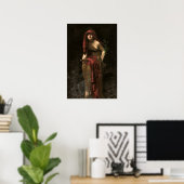 Priestess von Delphi von John Collier Poster (Heimbüro)