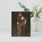 Priestess von Delphi von John Collier Postkarte (Stehend Vorderseite)