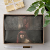 Priestess von Delphi von John Collier Seidenpapier (Geschenk)