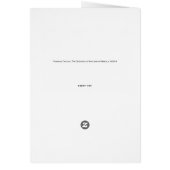 Priesthood Anniversary Card (Hinten)