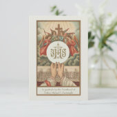 PRIESTHOOD SONNTAG PERSONALISIERT PRAYER CARDS (Stehend Vorderseite)