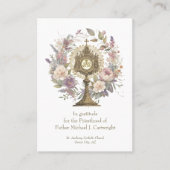 PRIESTHOOD SONNTAG PERSONALISIERT PRAYER CARDS PLATZKARTE (Vorderseite)