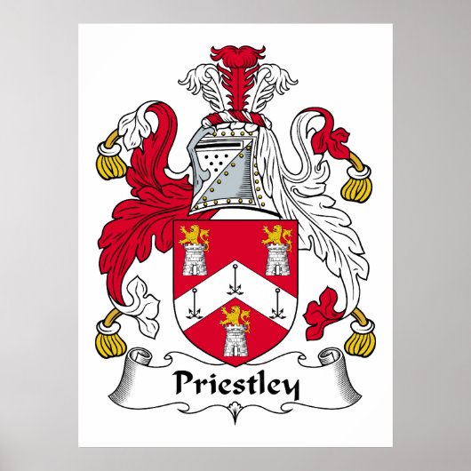 Priestley Familienwappen Poster (Vorne)
