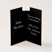 Priestliche Ordination Karte (Innenseite)